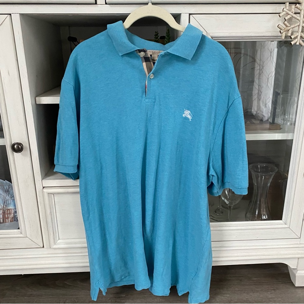 Burberry Brit Teal Polo Shirt